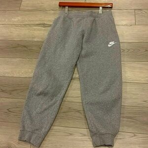 Gray Nike Youth Large sweatpants